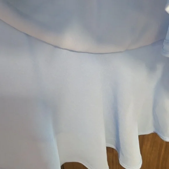 Michael Costello x REVOLVE-'Sunny' Mini Dress in Blue-Size Small - Picture 9 of 17